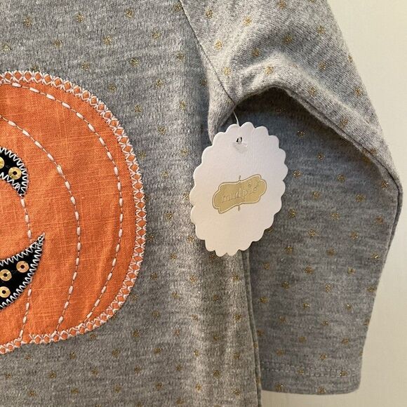 Mud Pie Baby Girl Halloween Pumpkin One Piece Romper Jumpsuit 6-9 Months NWT - Picture 7 of 10
